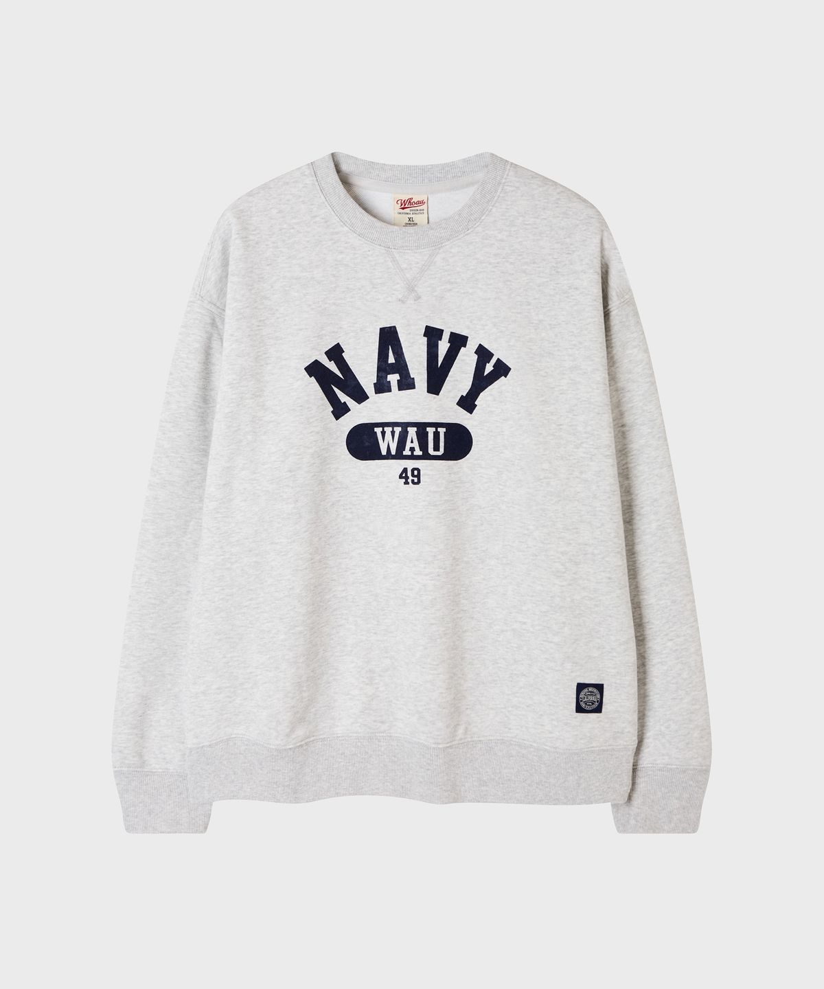 후아유(WHO.A.U) Varsity Logo Sweatshirt / WHMWG4923U