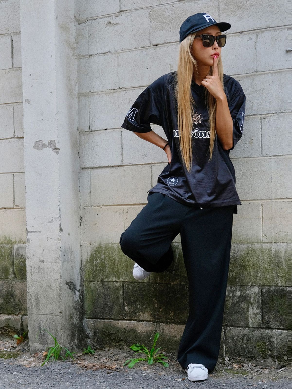모빈스알(MOVINS.R) PENNA GLORIA SOCCER JERSEY BLACK