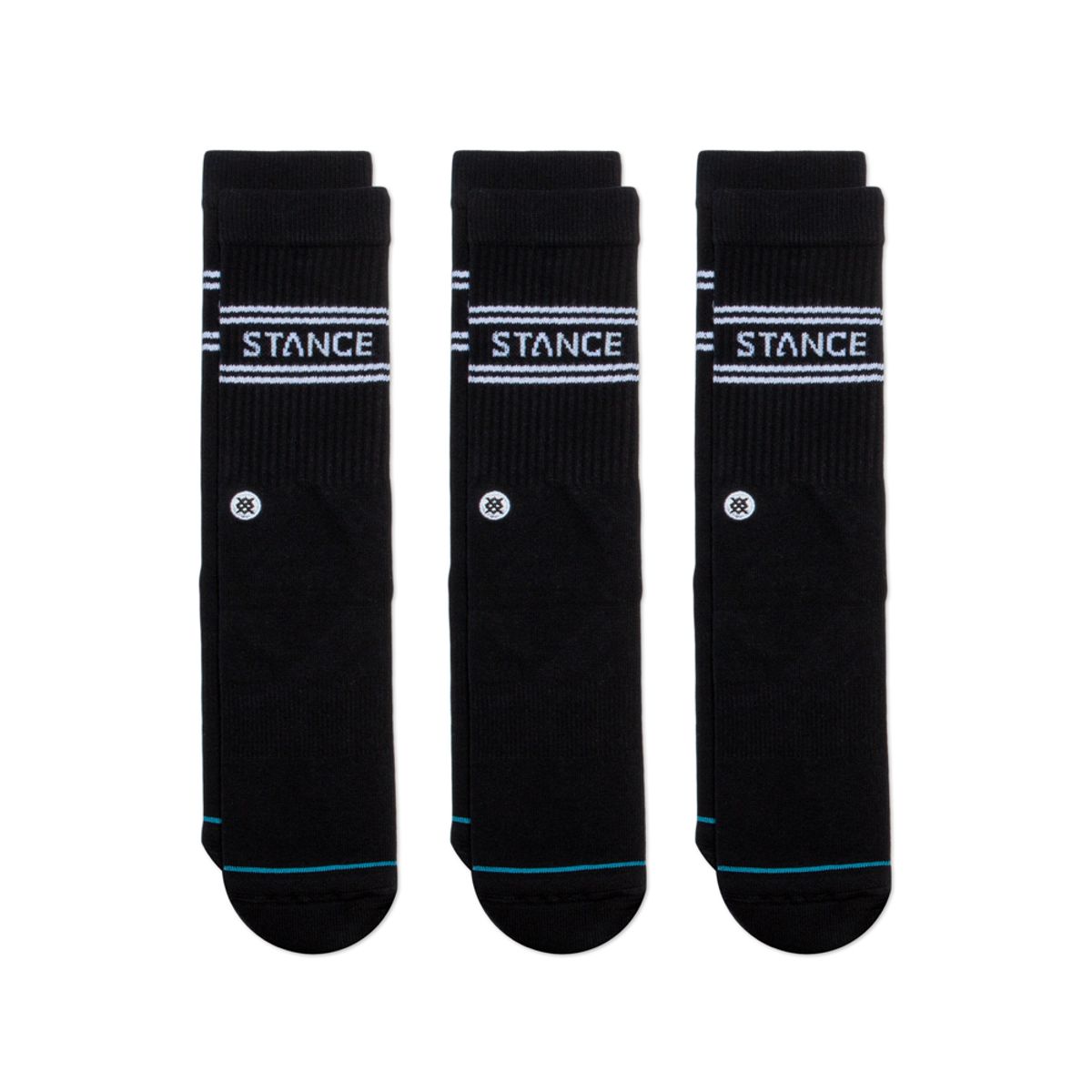 스탠스(STANCE) BASIC 3 PACK CREW A556D20SRO-BLK