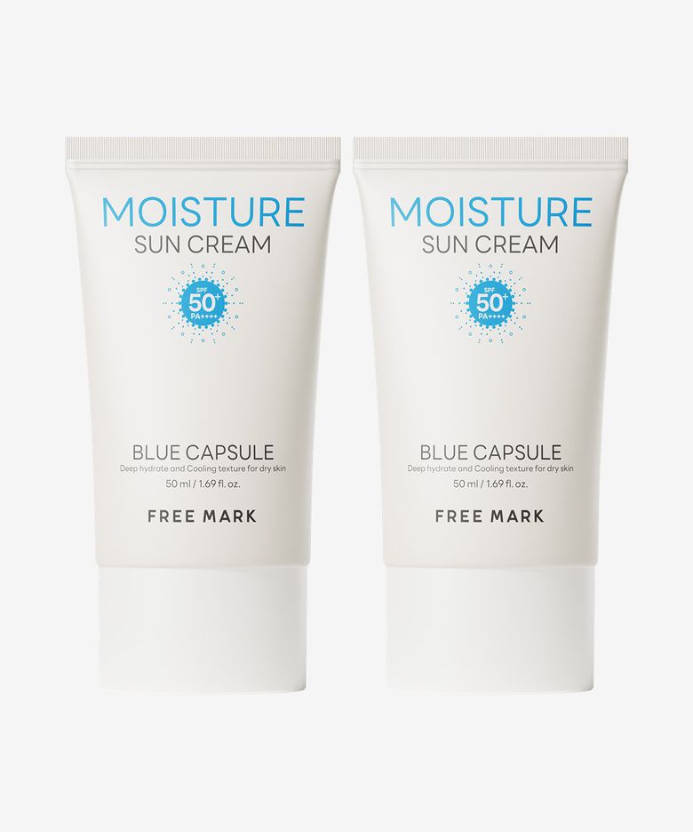 프리마크 블루 캡슐 모이스처 선크림 50ml (2개)