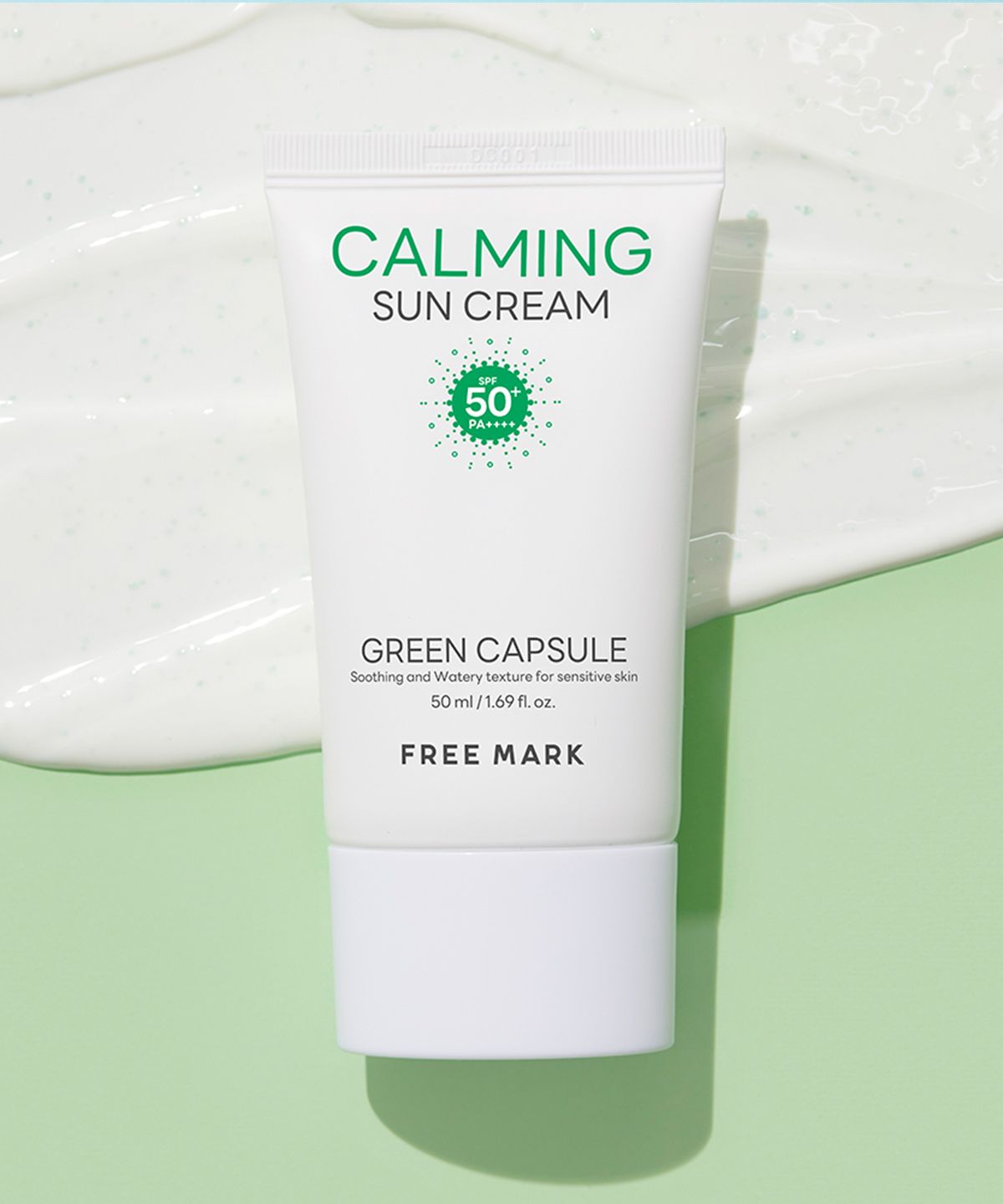 자민경(JAMINKYUNG) 프리마크 그린 캡슐 카밍 선크림 50ml (SPF50+ PA++++)