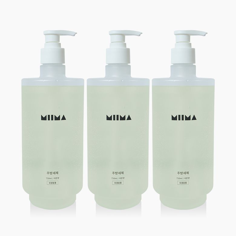 미마 주방세제 레몬향 750ml X 3세트