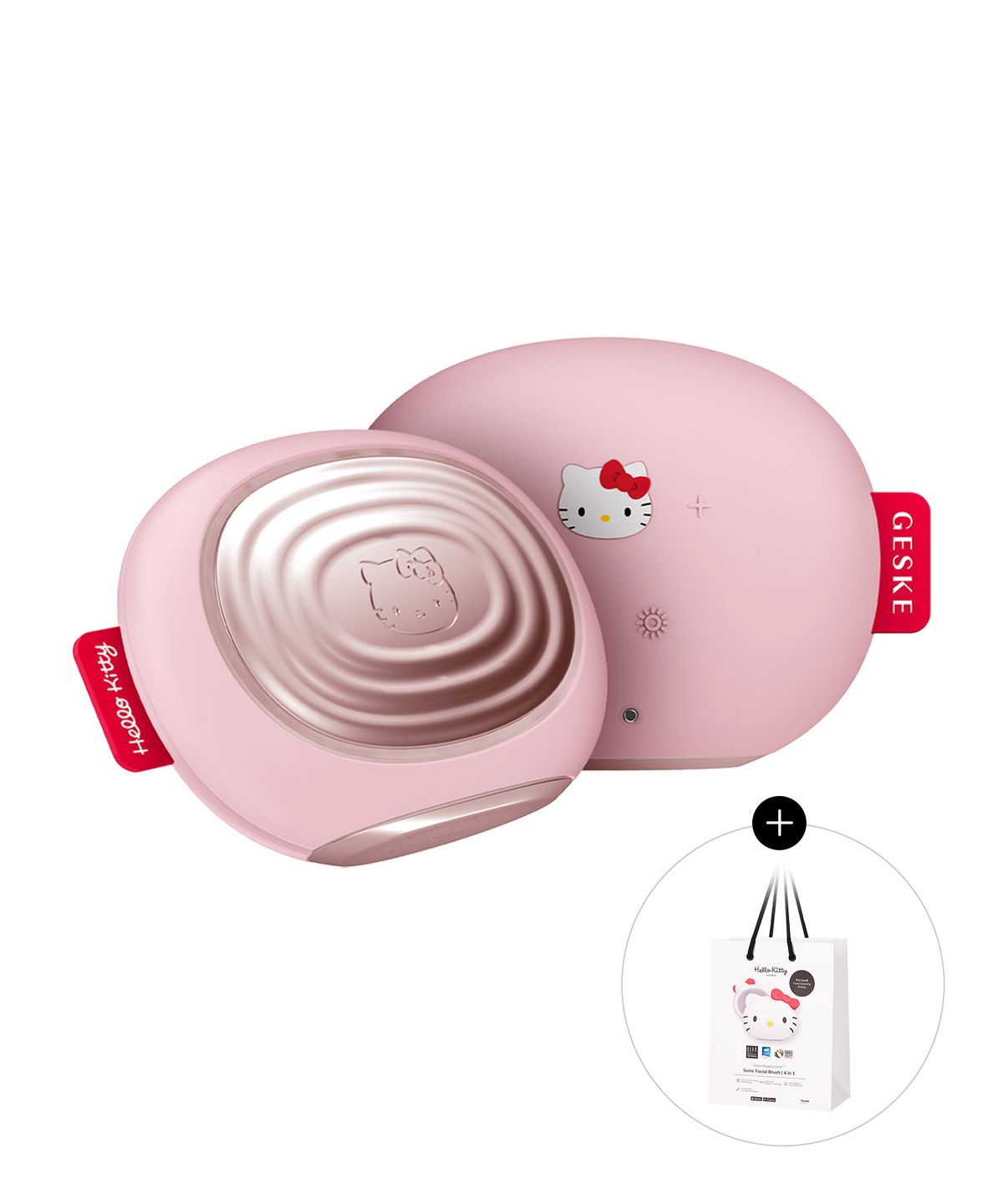 게스케(GESKE) [쇼핑백 증정/빠른 붓기 삭제템] 산리오 헬로키티 소닉 온열&쿨링 진동 마스크 8 in 1 (솔리드)