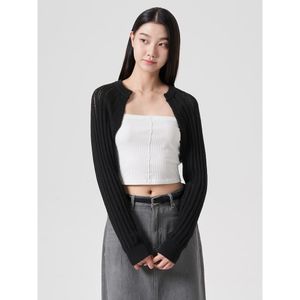 스카시 볼레로 카디건  블랙