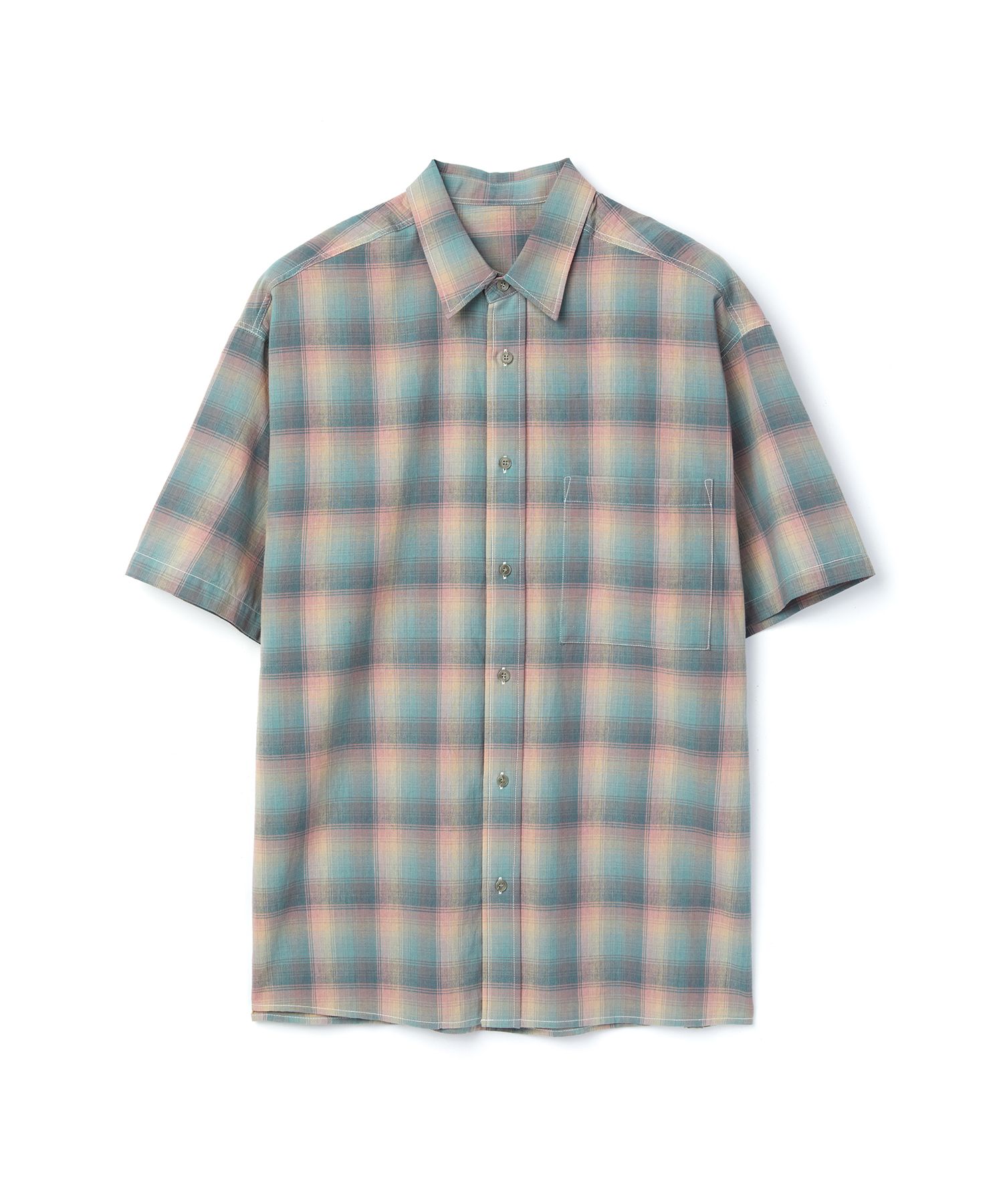 【DNSR】Oversized Flannel Checkered Shirt Pink MUSINSA | DNSR Oversized half flannel check shirt pink