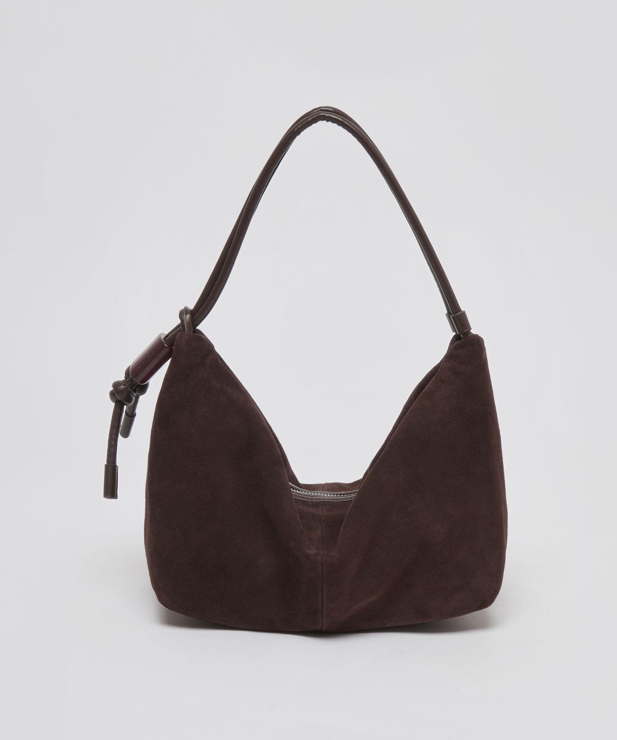 아카이브앱크(ARCHIVEPKE) Ridge shoulder bag(Suede brown)_OVBAX25004SDB