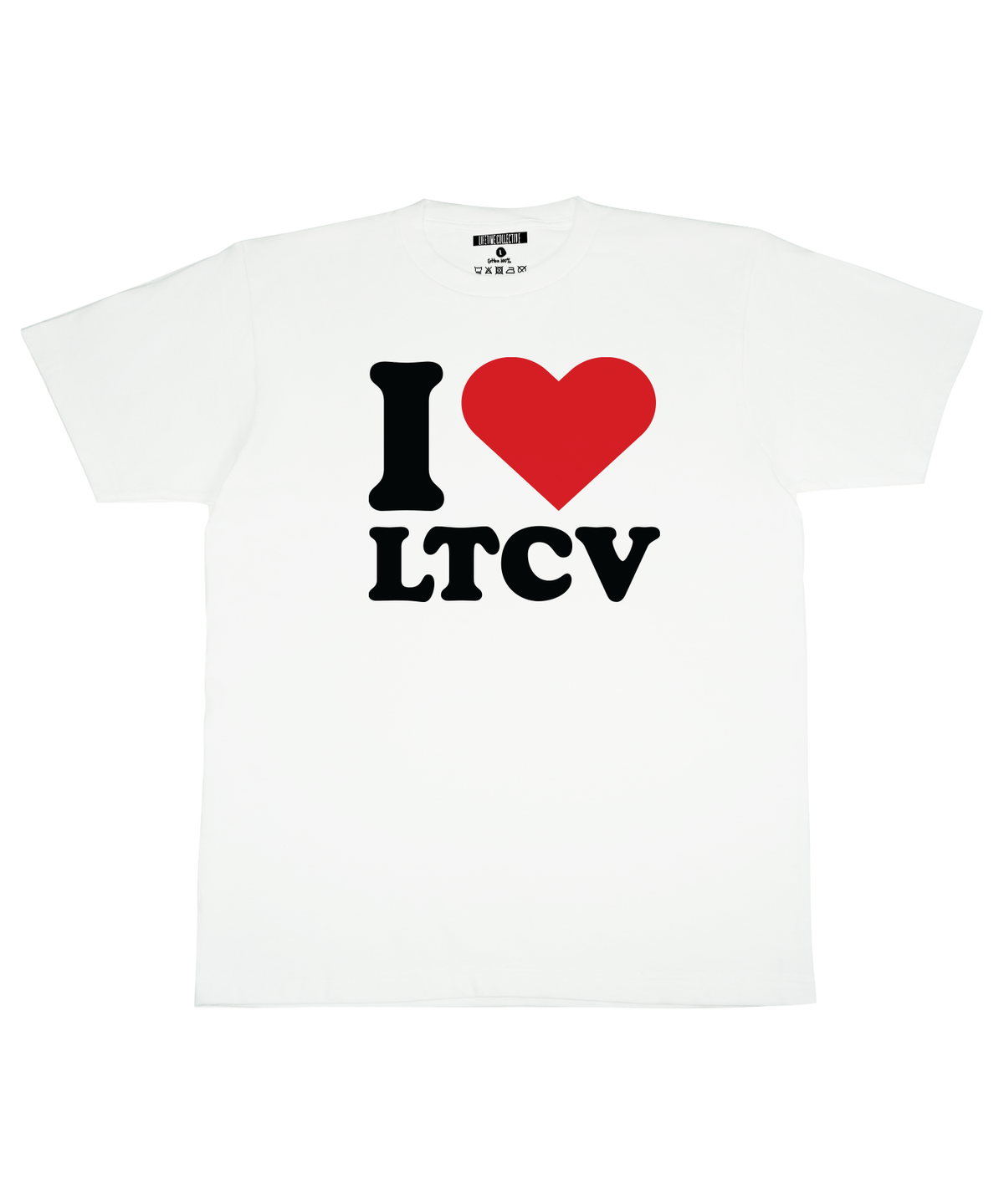 라이프타임콜렉티브(LIFETIMECOLLECTIVE) 아이러브 LTCV 반팔티셔츠 화이트