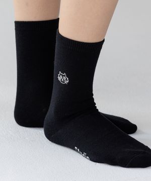 타비 캣 데일리 패션 크루삭스 BLACK/WHITE