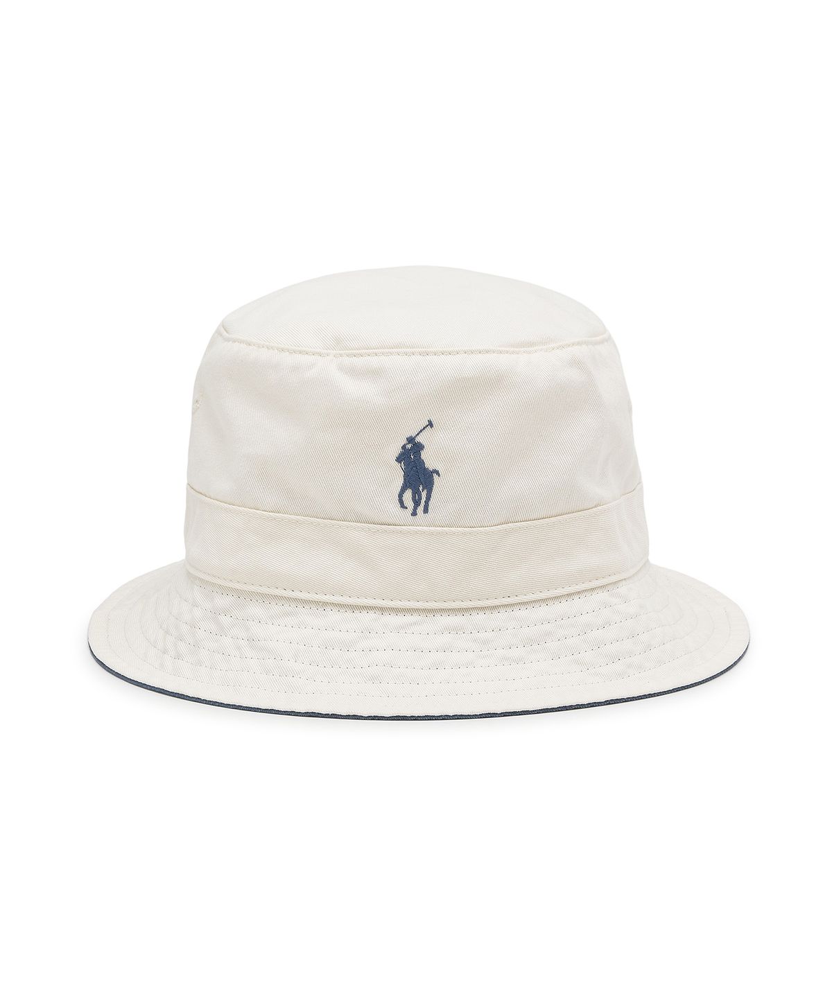 폴로 랄프 로렌(POLO RALPH LAUREN) 코튼 버킷 햇-어벌 밀크