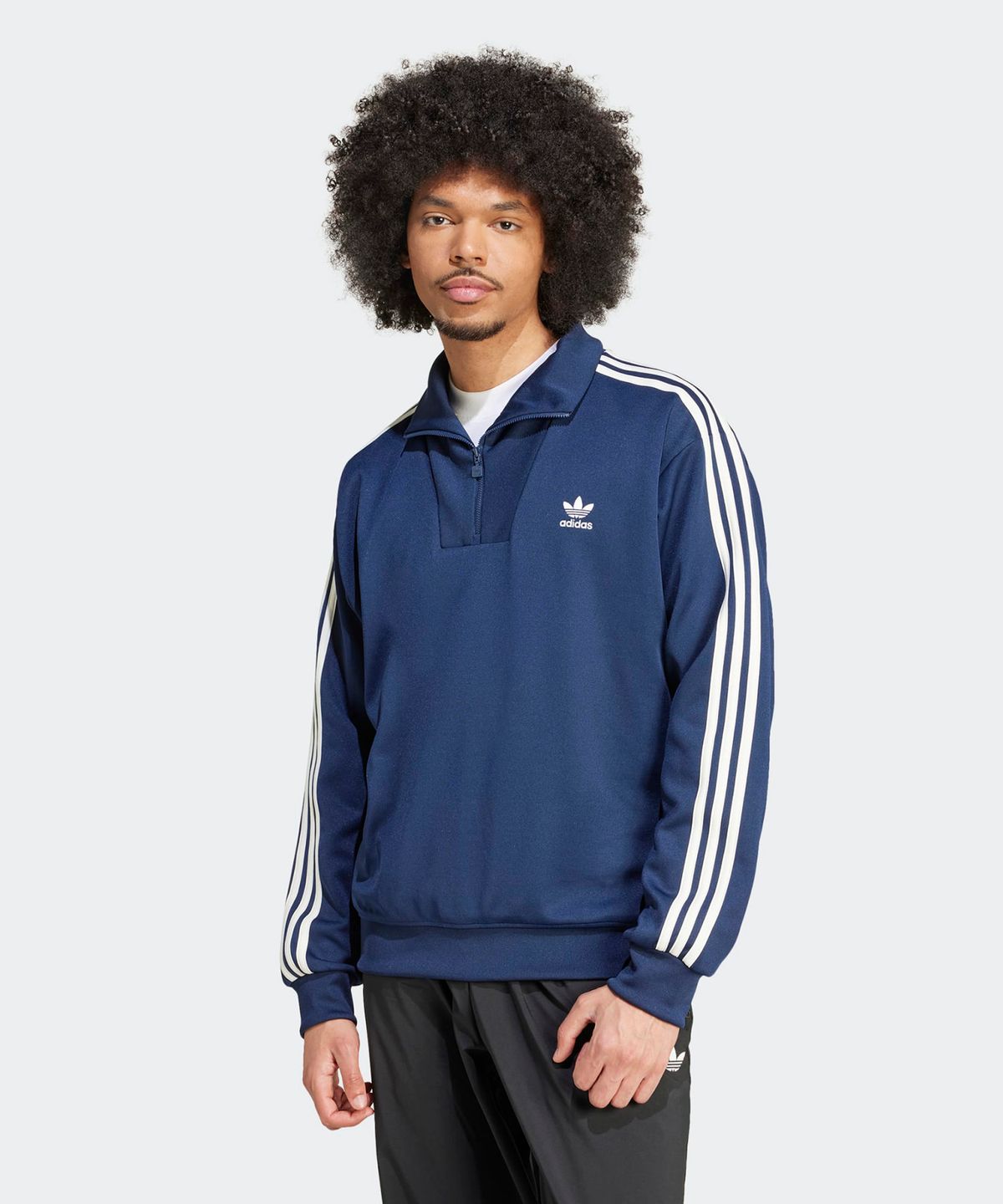 아디다스(ADIDAS) 퍼널넥 트랙탑 - 네이비 / IZ4805
