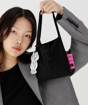 타비 심플 나일론 미니 에코백 & 파우치 SET