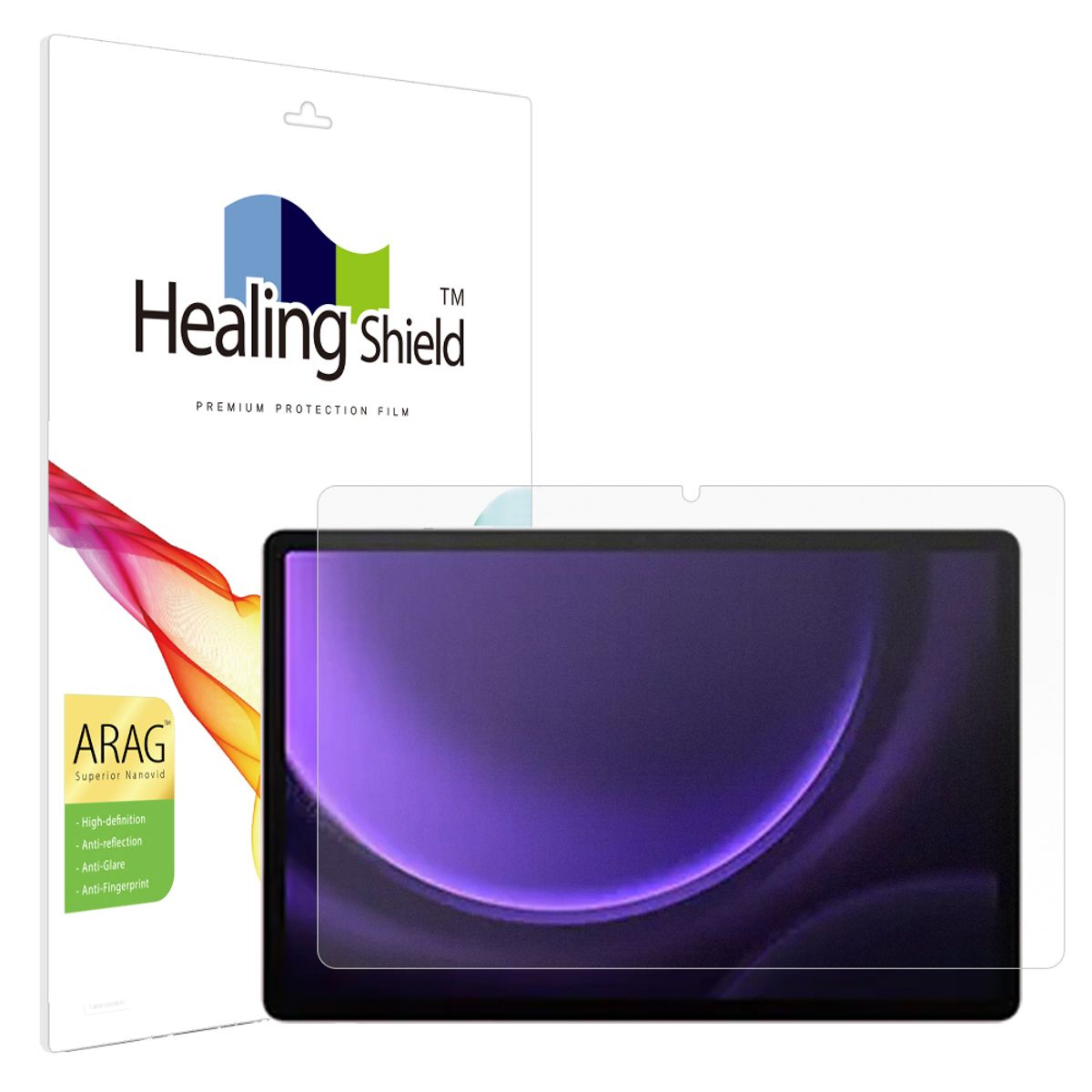 힐링쉴드(HEALINGSHIELD) 갤럭시탭S9 FE 플러스 ARAG 고화질 저반사 액정보호필름