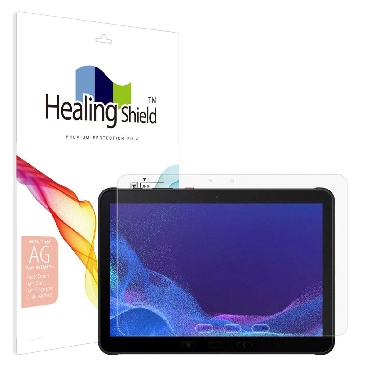 힐링쉴드(HEALINGSHIELD) 갤럭시탭 액티브4 프로 종이질감 Light 액정보호필름