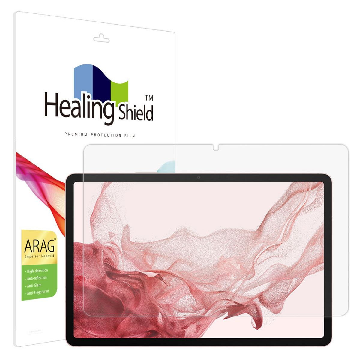 힐링쉴드(HEALINGSHIELD) 갤럭시탭S8 ARAG 고화질 저반사 액정보호필름