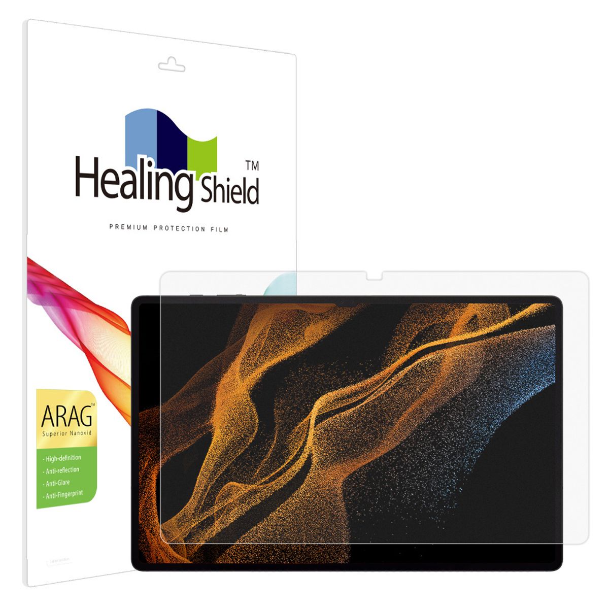힐링쉴드(HEALINGSHIELD) 갤럭시탭S9 울트라 ARAG 고화질 저반사 액정보호필름