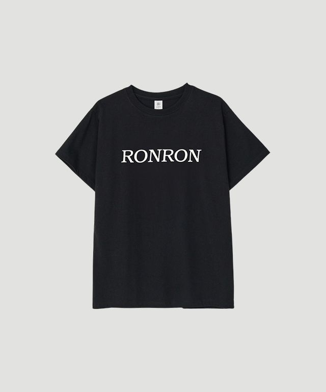 Tシャツ・カットソー RONRON BACK LOGO BASIC FIT T SHIRT BLACK CREAM RR25BST4258BC MUSINSA | RONRON RONRON LOGO BASIC FIT T SHIRT BLACK
