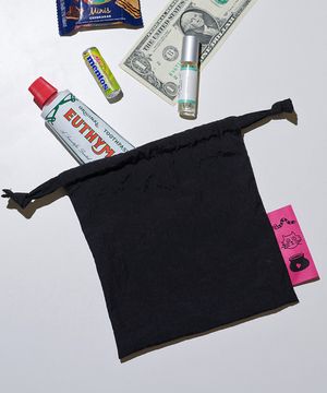 타비 심플 나일론 이너 파우치