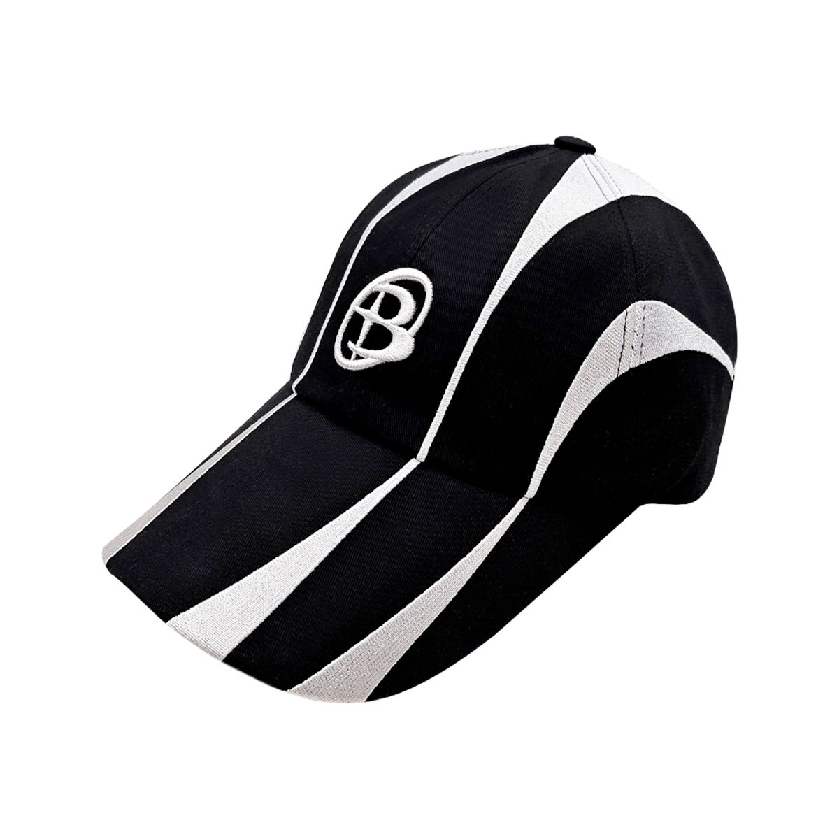블랙 퍼플(BLACK PURPLE) Blade cap-black&silver