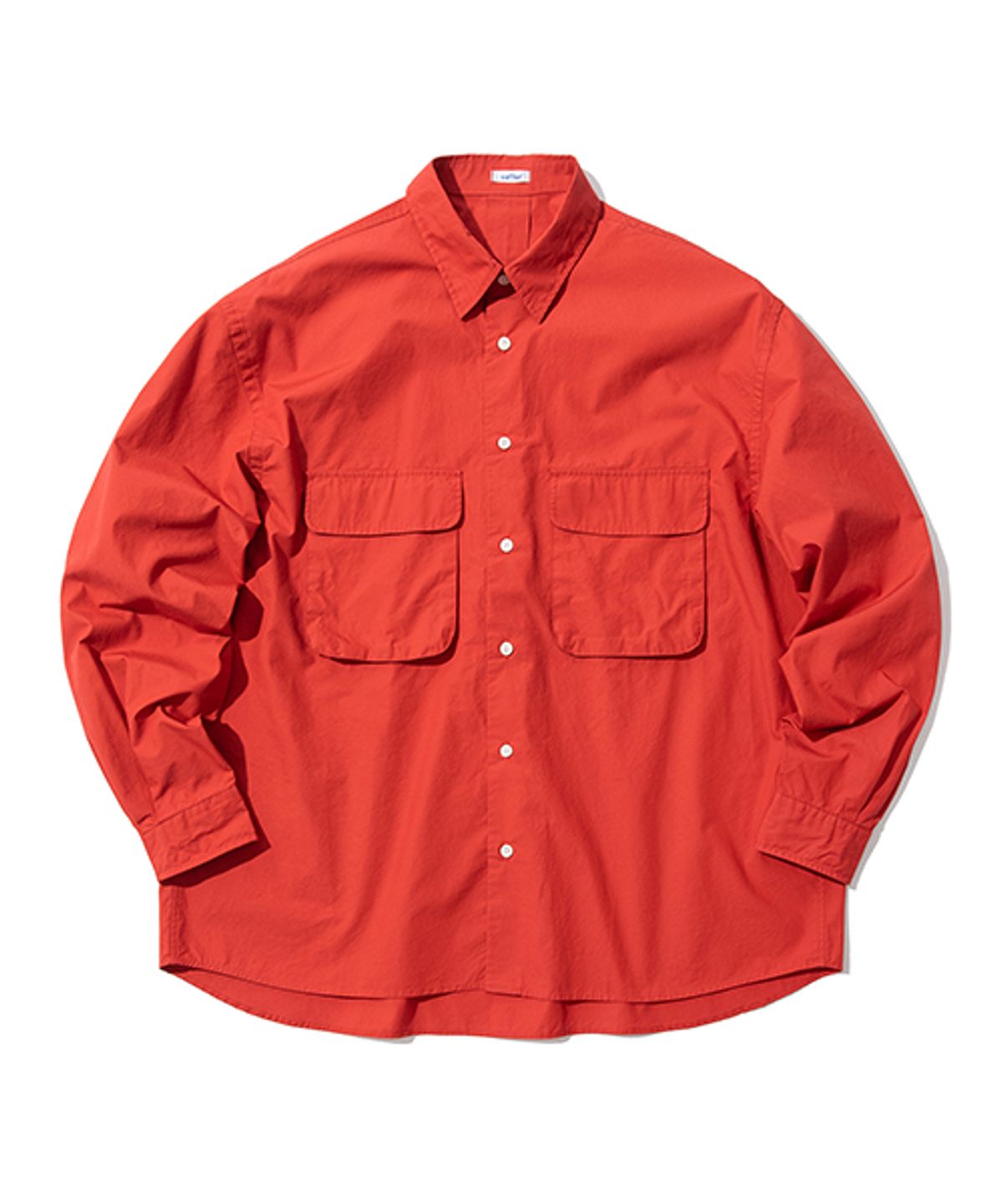 소프터(SOFTUR) TYPEWRITER WIDE SHIRT (ORANGE)