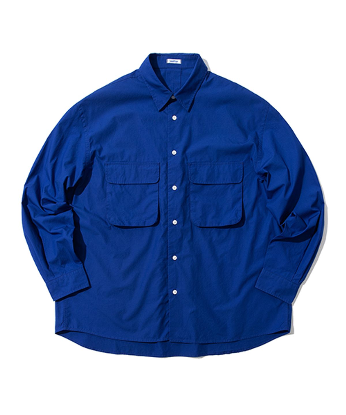 소프터(SOFTUR) TYPEWRITER WIDE SHIRT (BLUE)