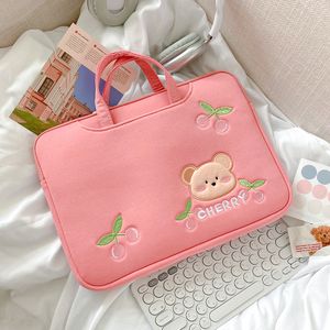 체리곰 손잡이형 아이패드 노트북 파우치 (11/13/15/17인치)