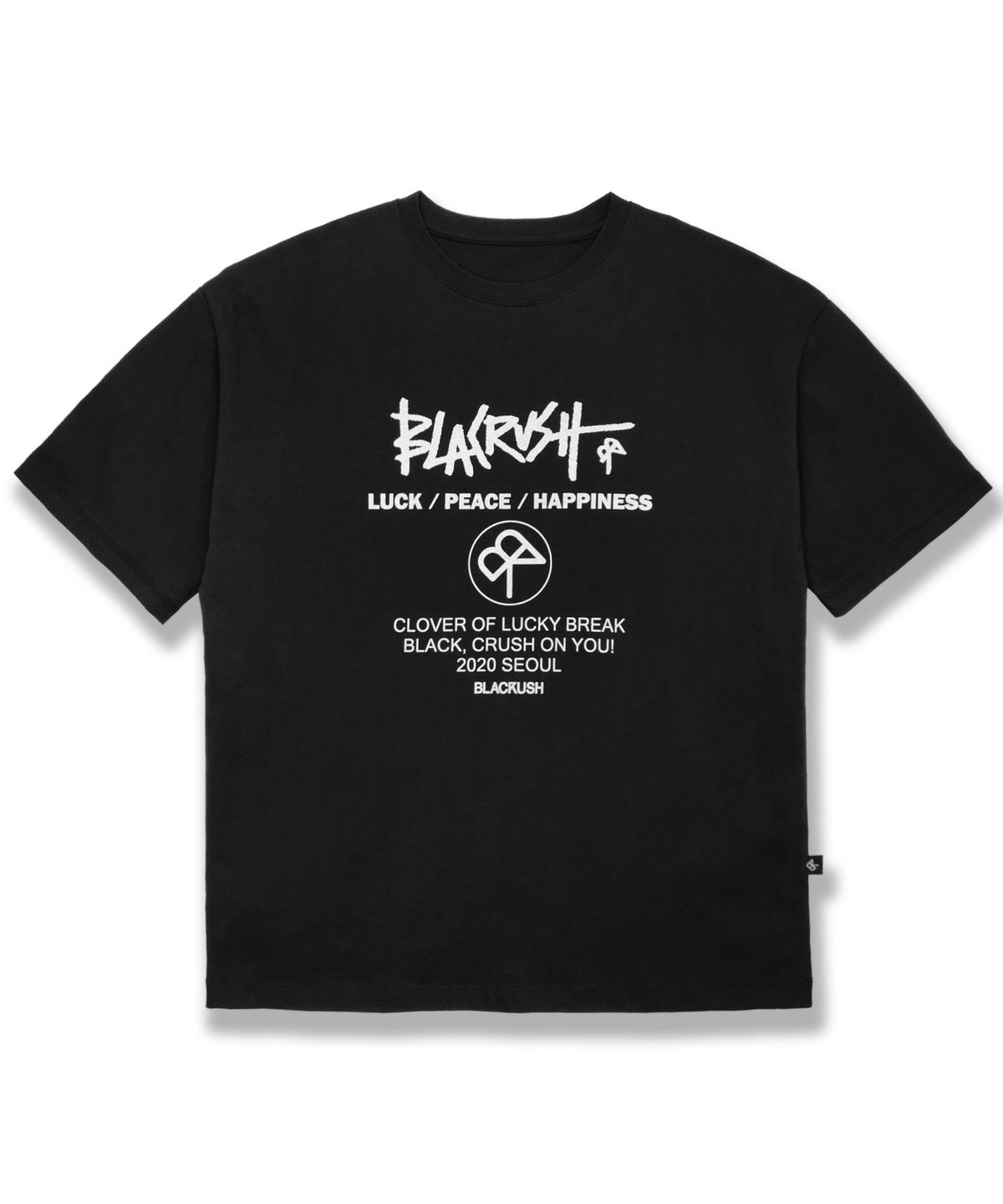 블랙크러쉬(BLACRUSH) [Unisex] Graffiti Short Sleeved T-shirt