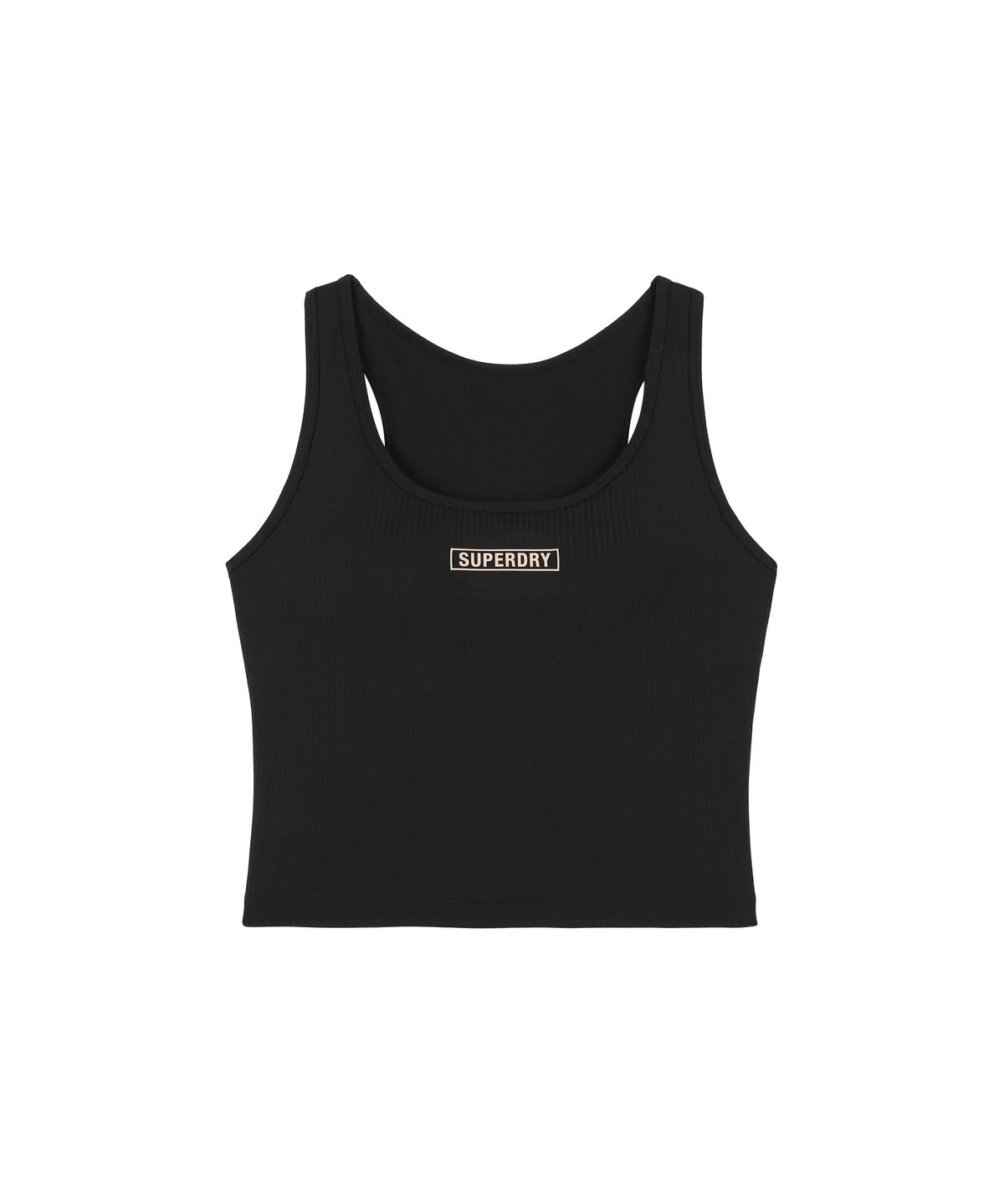 슈퍼드라이(SUPERDRY) 클래식 크롭 슬리브리스 BLK