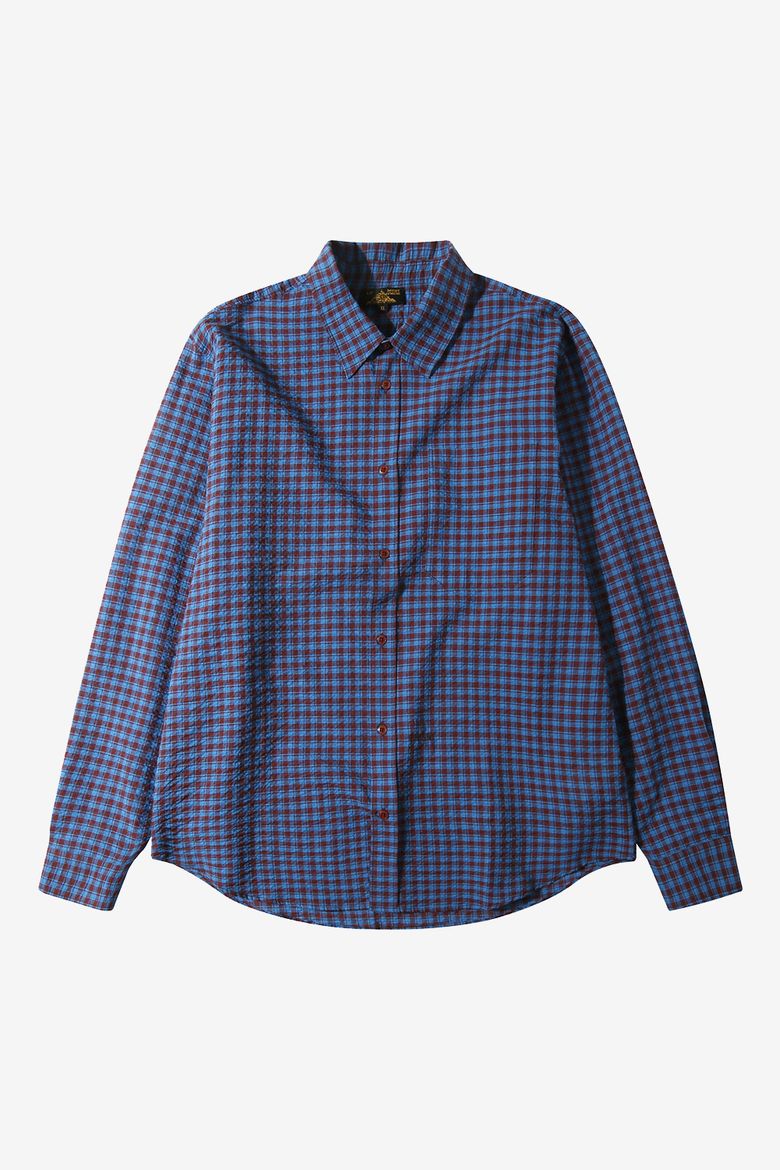 COMIN - Check shirt_BLUE