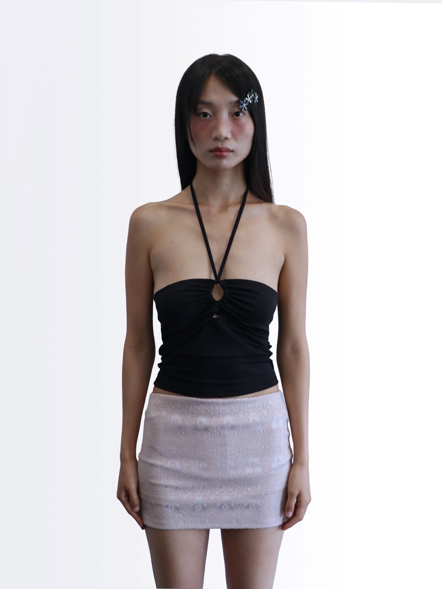 ★2024SS新作★SIO★STRING HALTER TOP MUSINSA | SIO String Halter Top [Black]