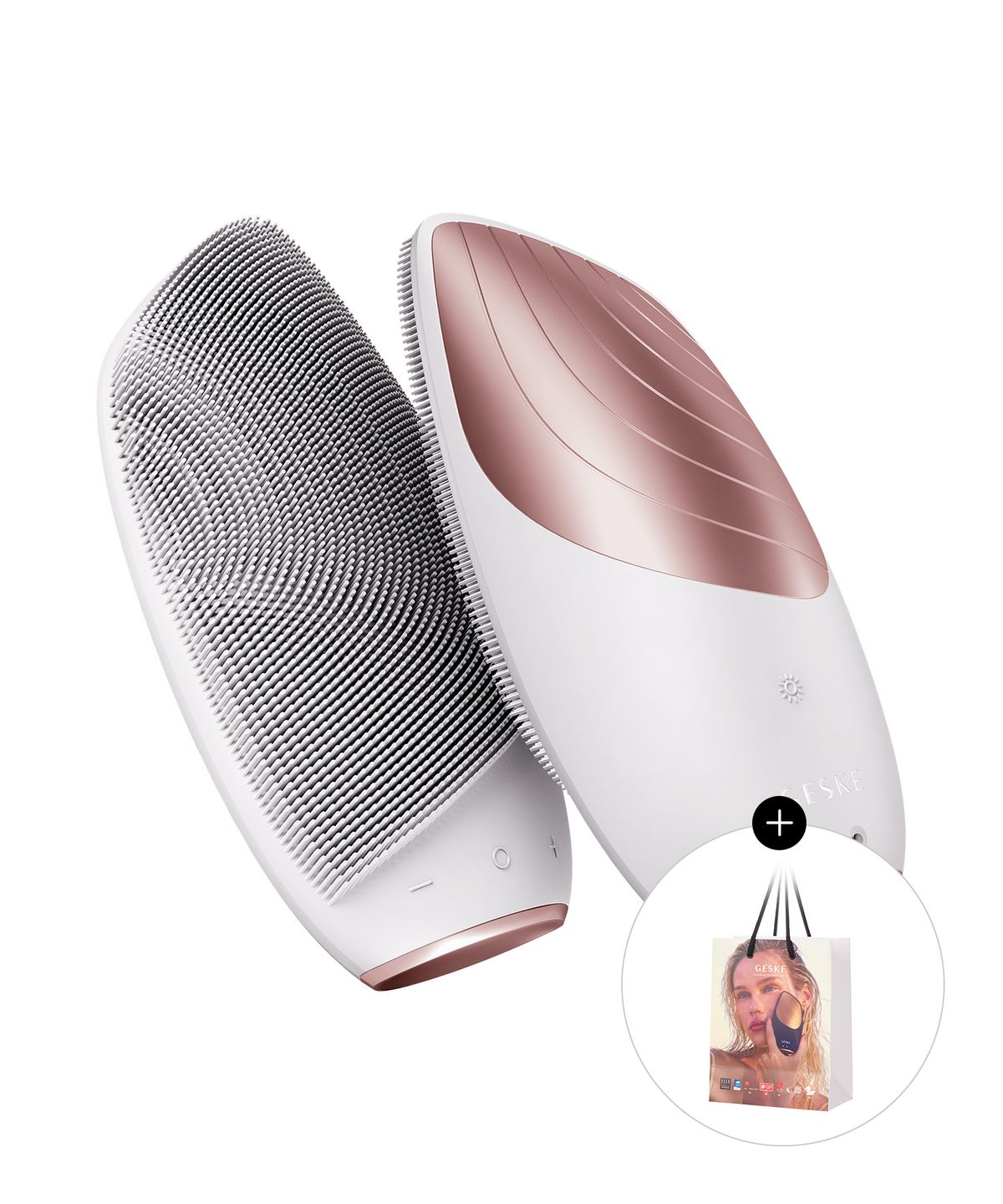 게스케(GESKE) [쇼핑백 증정/국소 부위 클렌징] 소닉 써모 온열 진동클렌저 6 in 1