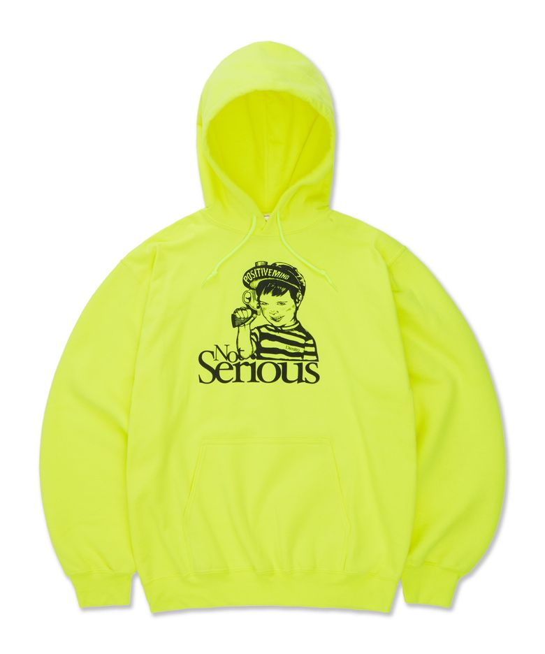 NS BABY HOODIE NEON GREEN