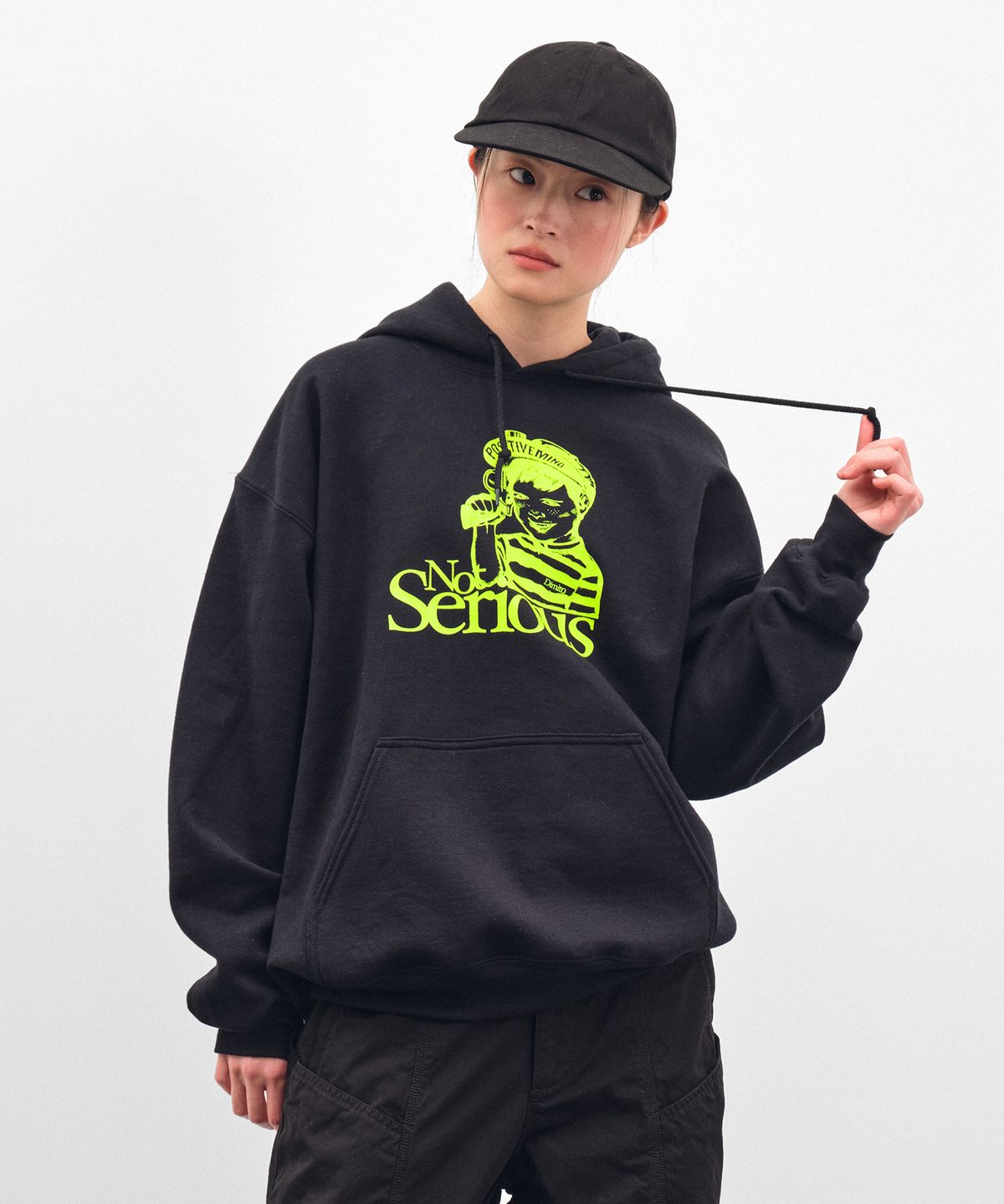 디미토(DIMITO) NS BABY HOODIE BLACK