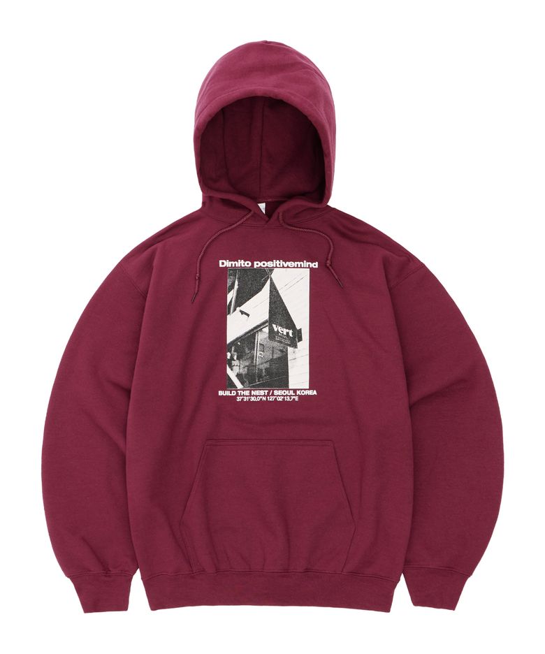 VERT SEOUL HOODIE BURGUNDY