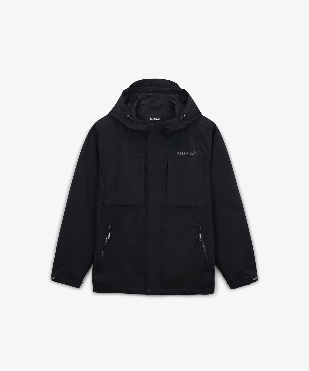 수프라(SUPRA) 클래식 2 포켓 바람막이(BLACK)