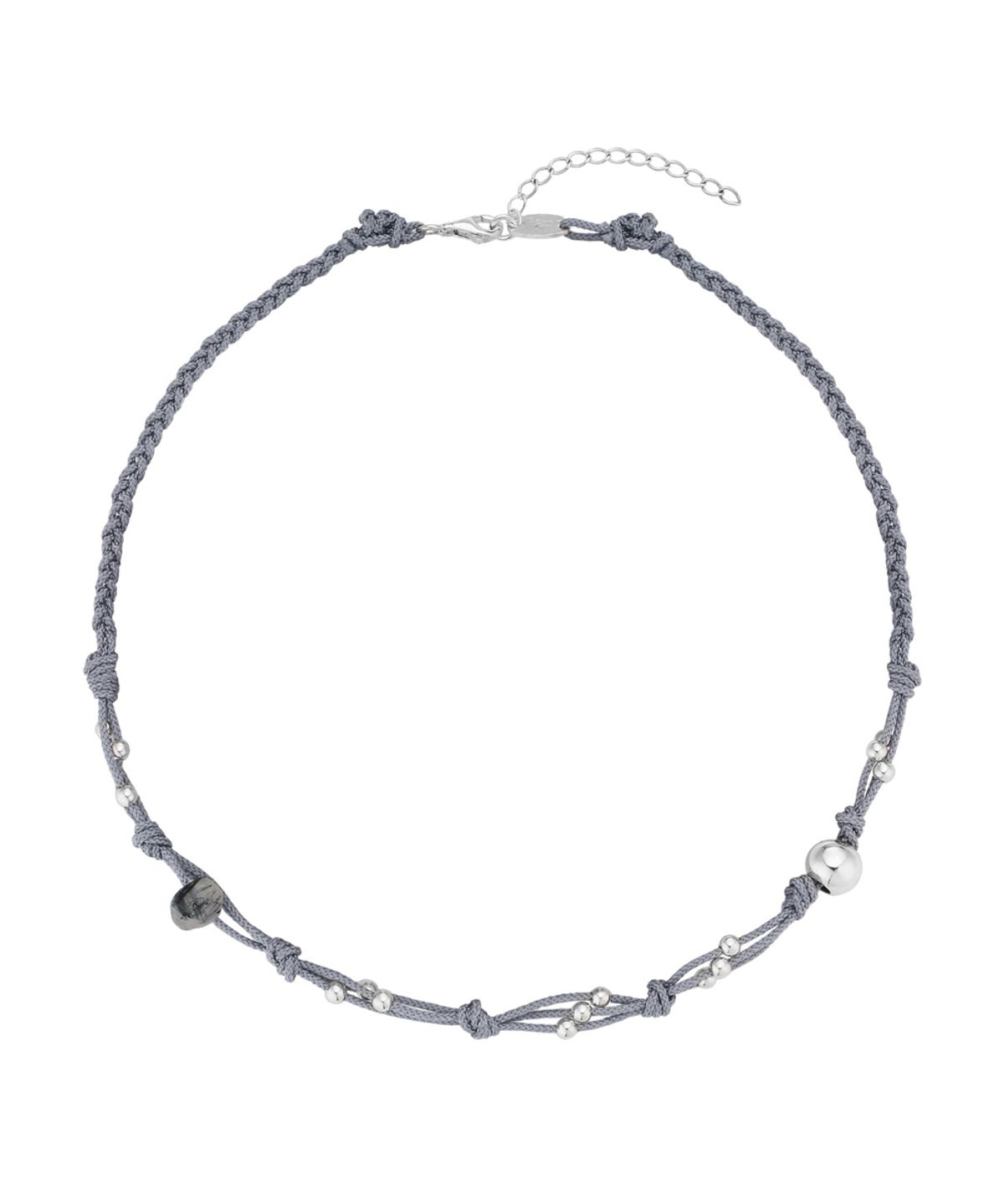 인디아카이브(INDYARCHIVE) KNOT NECKLACE - GRAY