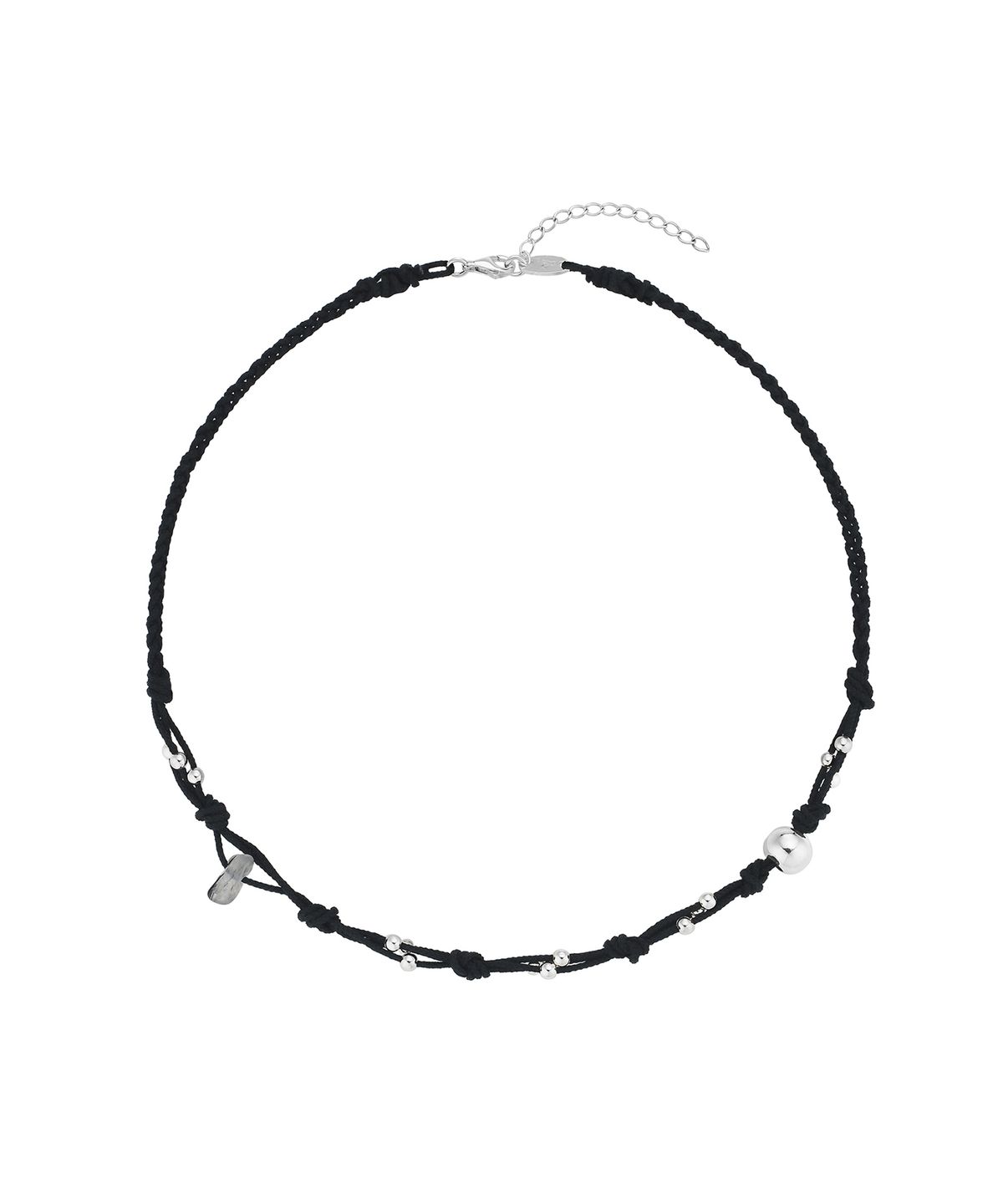 인디아카이브(INDYARCHIVE) KNOT NECKLACE - BLACK