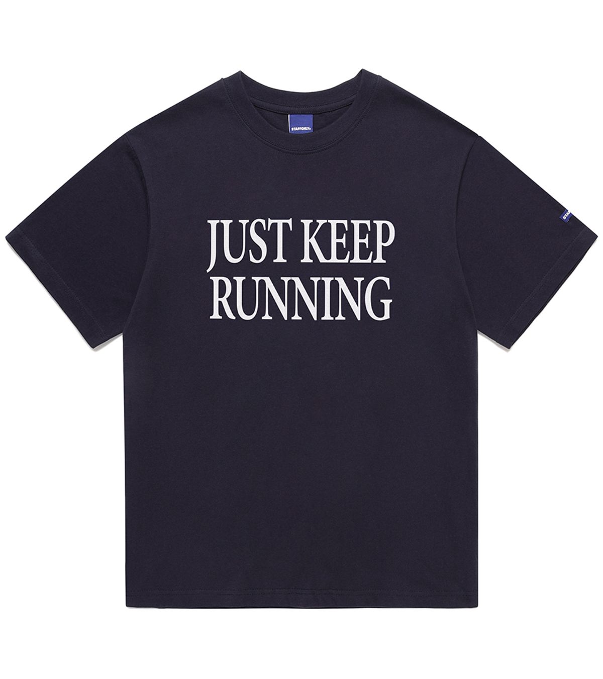스텝온리(STAFFONLY) JUSET KEEP TEE (NAVY)