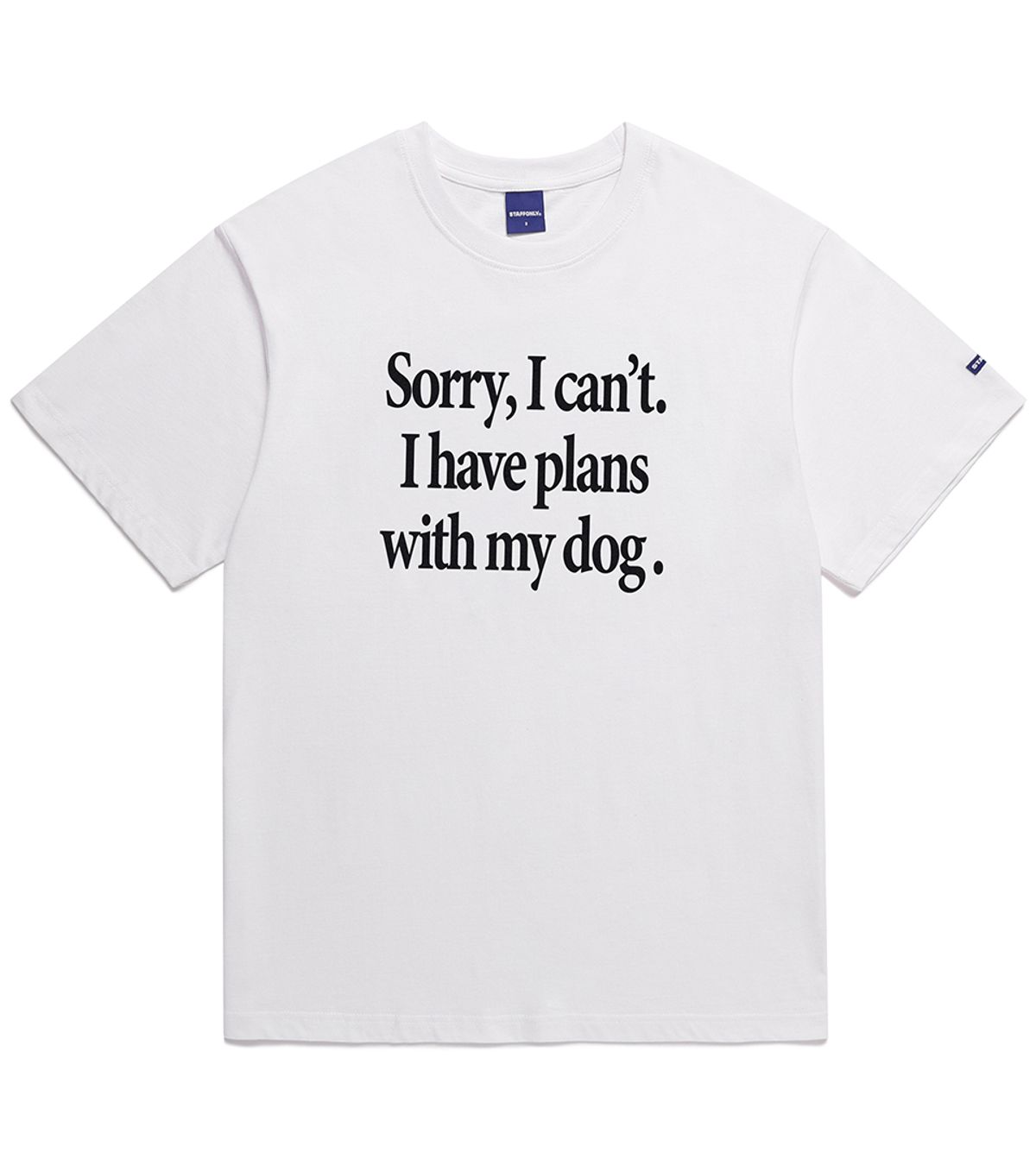 스텝온리(STAFFONLY) SORRY TEE (WHITE)