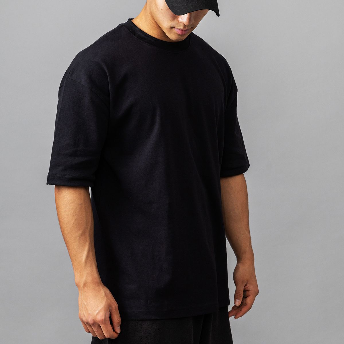 스타일릭스(STYLIX) 무지 순면 오버핏 반팔 티셔츠 4COLOR