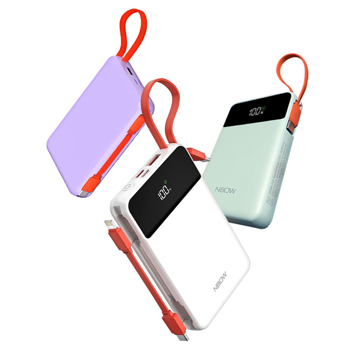 엔보우(NBOW) 고속충전 10000mAh 보조배터리 P10