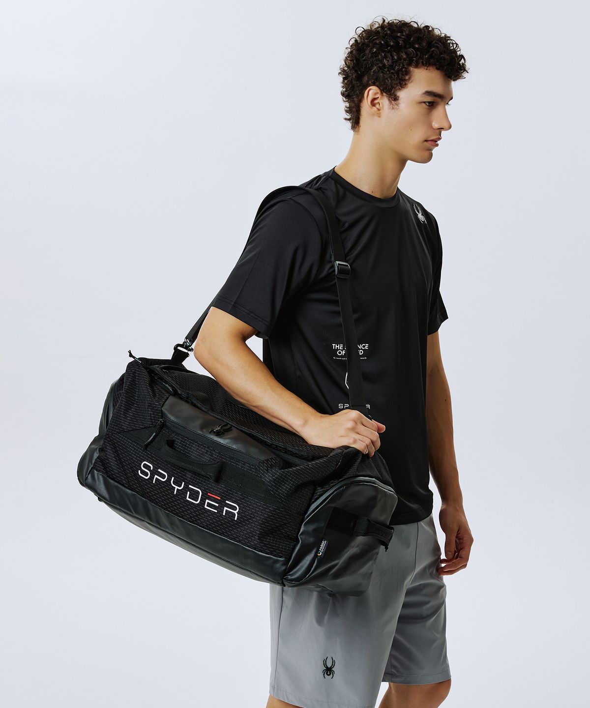 스파이더(SPYDER) 2WAY 로빅 더플백 중형 (40L) SPJFBNBG203MBLK