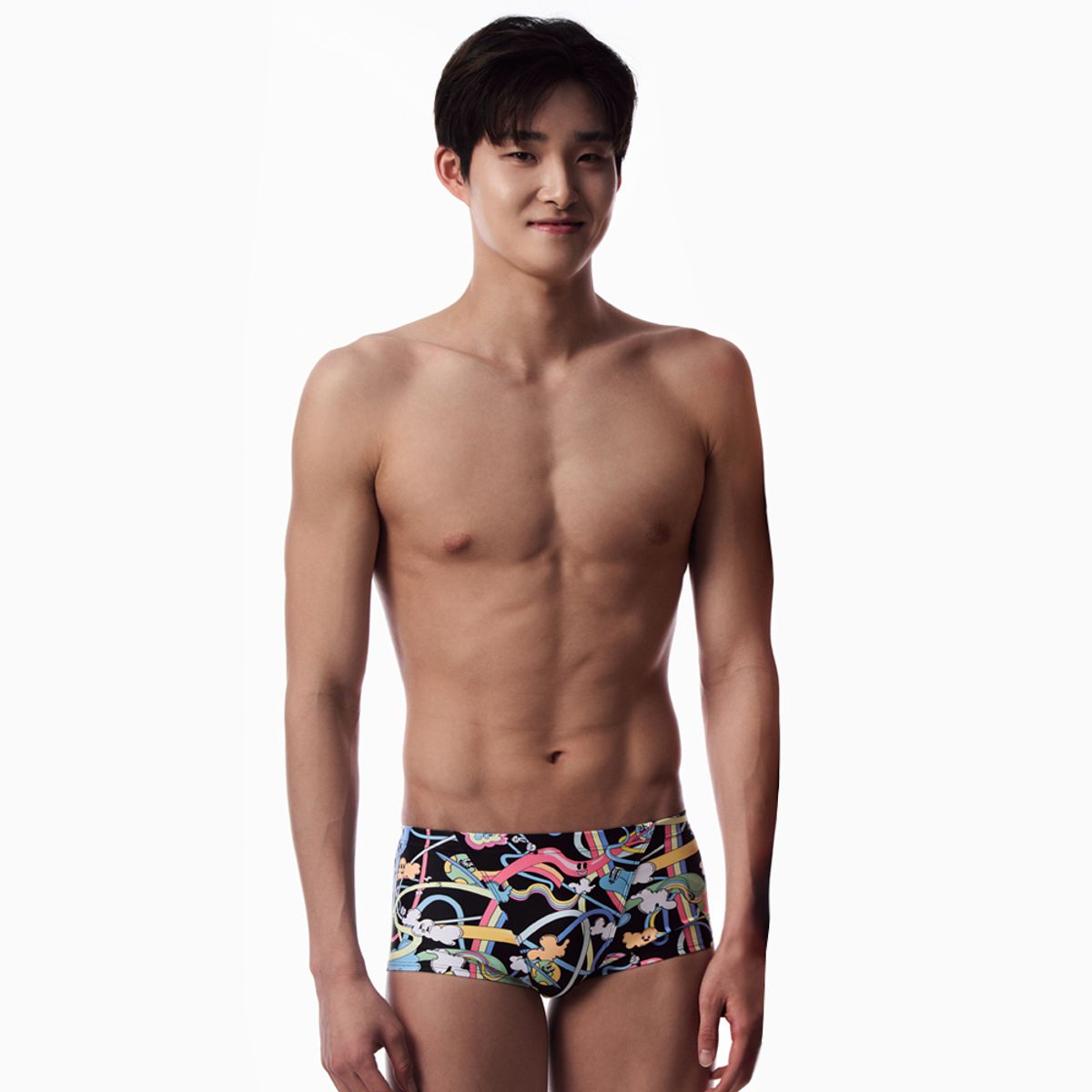 아레나(ARENA) 워터슬라임 숏사각 A4SM1MQ61BLK