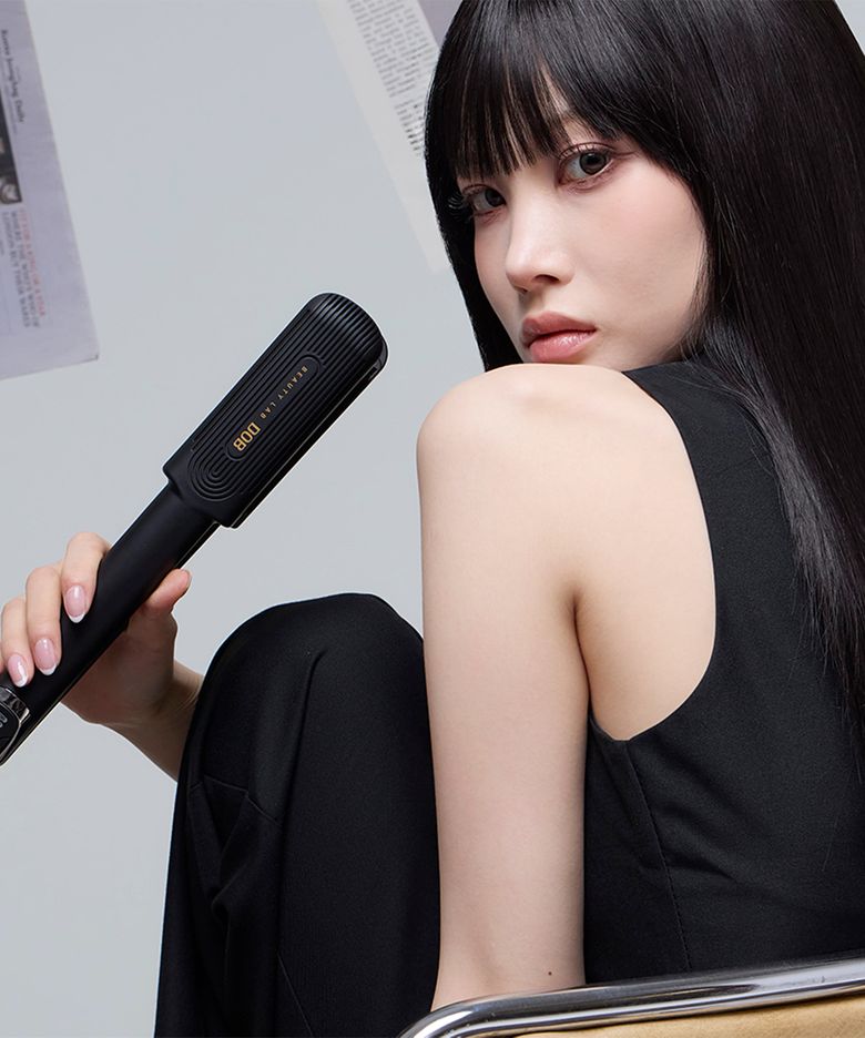 딥터치 와이드 고데기 프리볼트 물결 웨이브