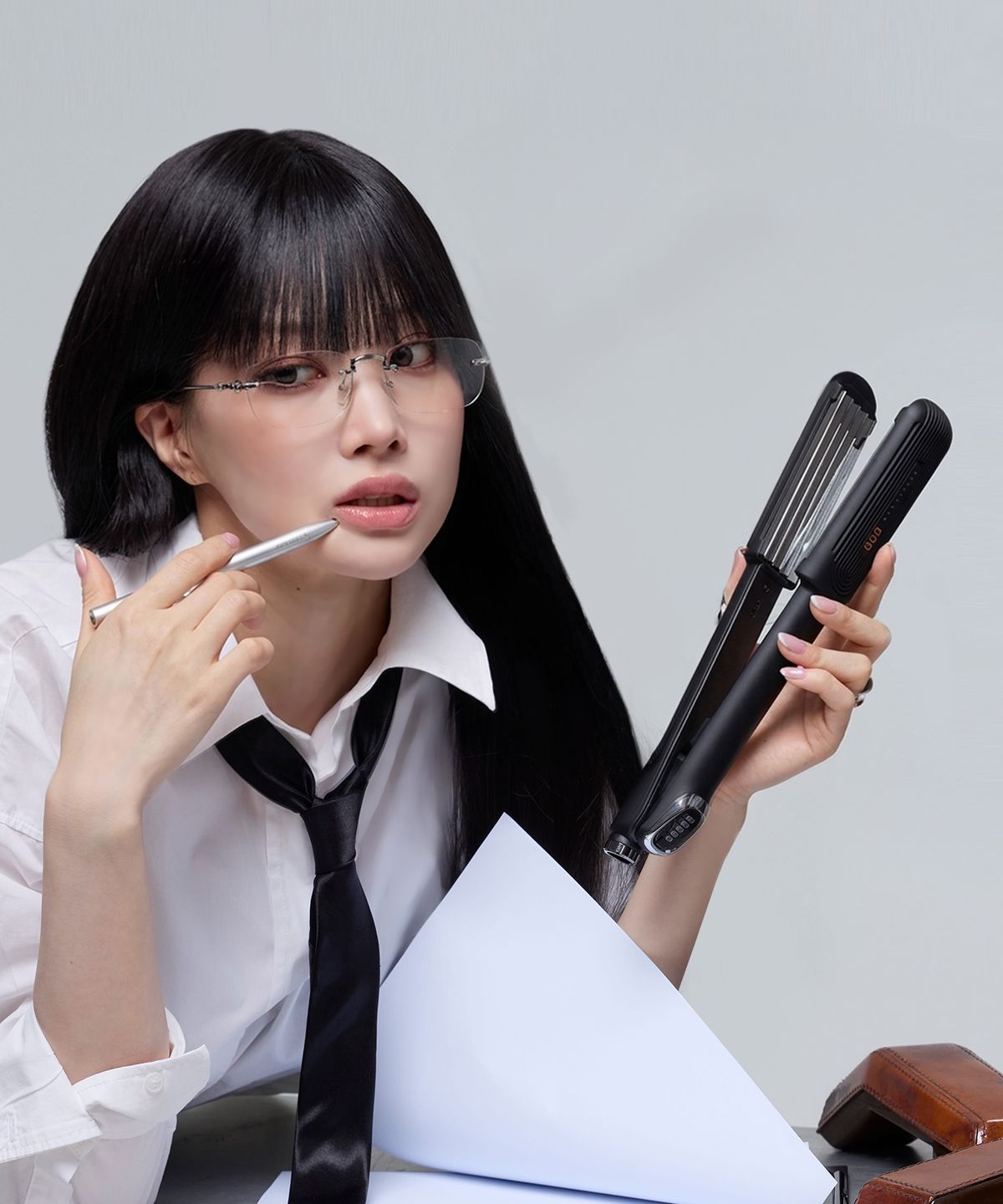 디오비(DOB) 딥터치 나이아가라 지그재그 고데기 다이렉트 프리볼트  뿌리 볼륨