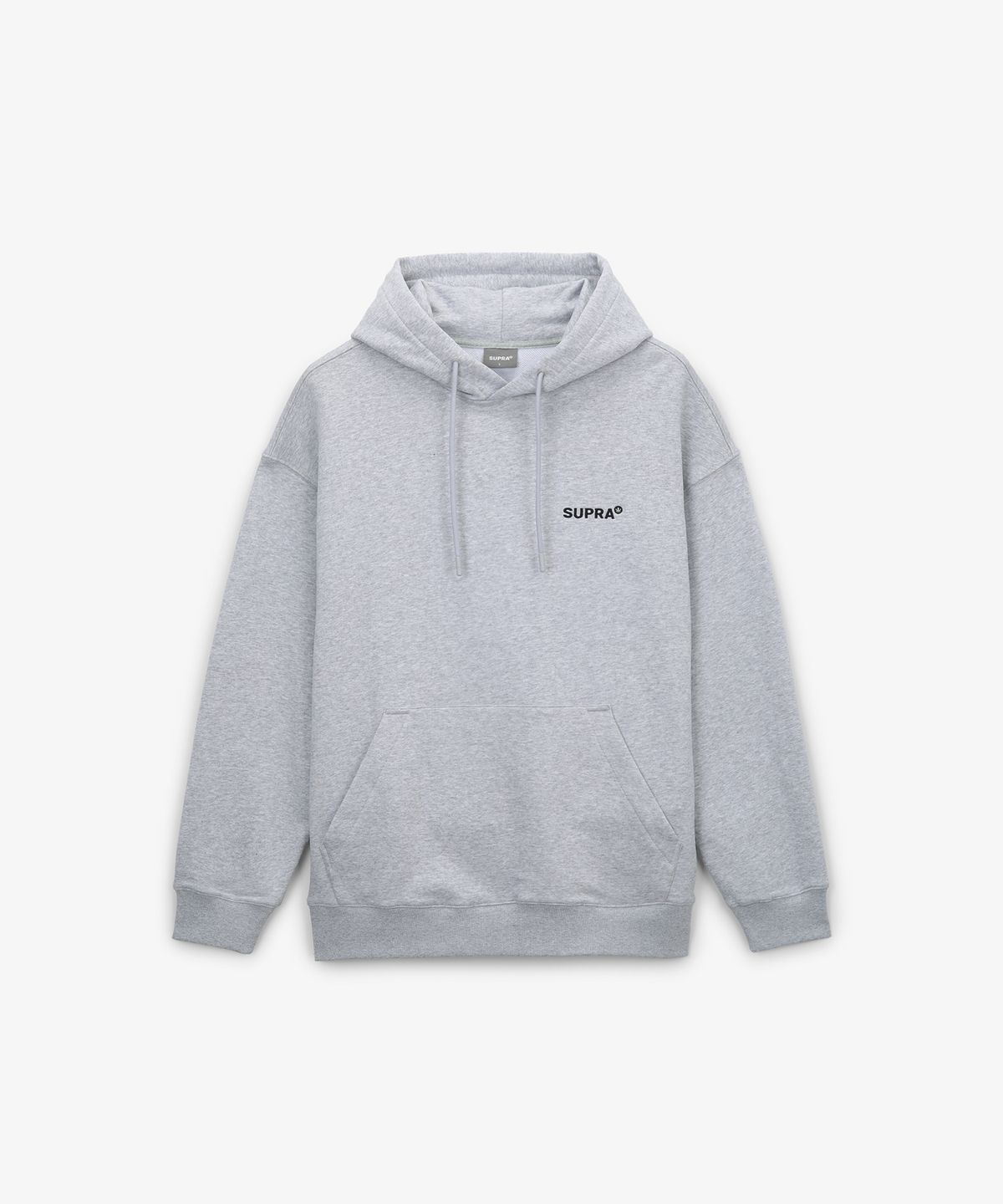 수프라(SUPRA) 크라운 메가라인 로고 후드(GREY)
