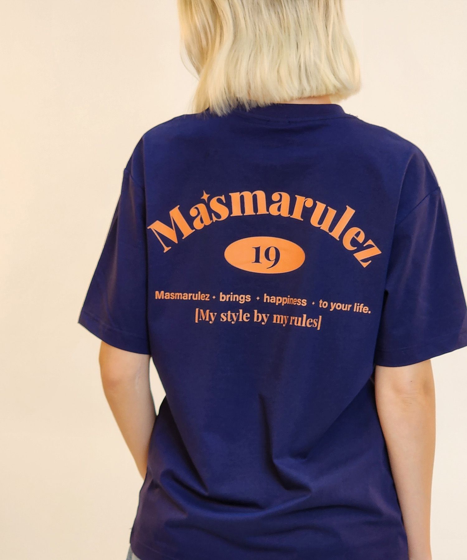 ■masmarulez■ mars planet cool cotton Tshirt Navy 501136924 MUSINSA | MASMARULEZ mars planet cool cotton T-shirt _Melange