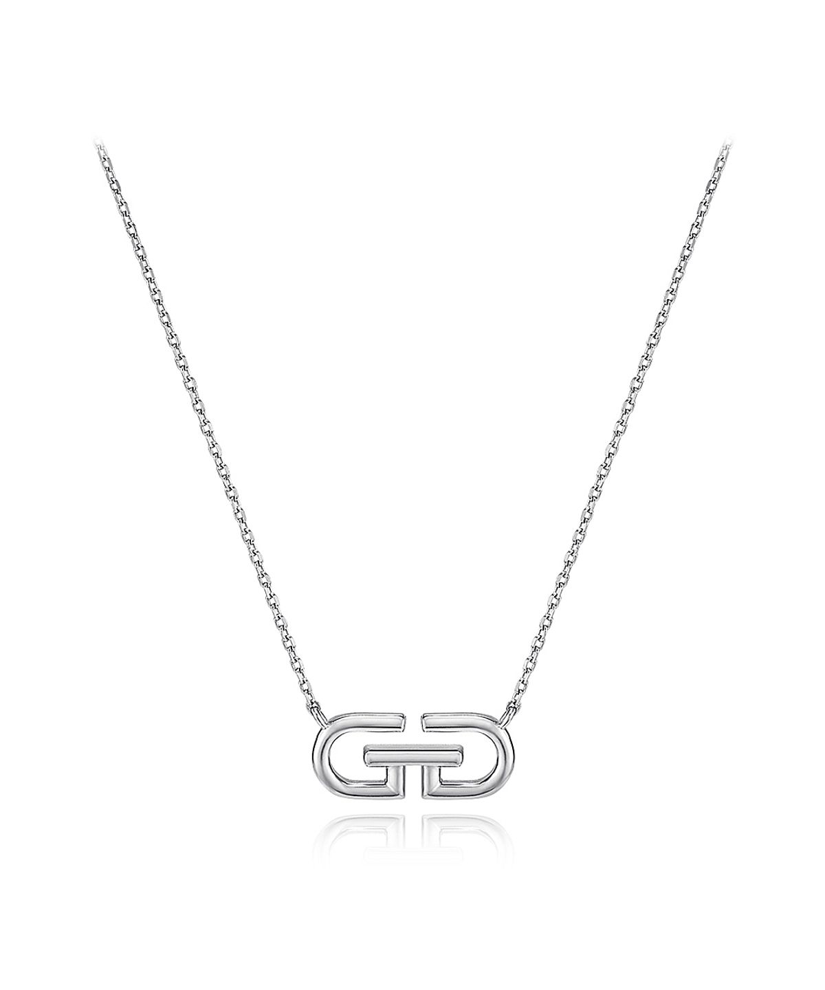 가이거주얼리(GEIGERJEWELRY) 시그니처 심플 빅 실버 목걸이 GISVNN036