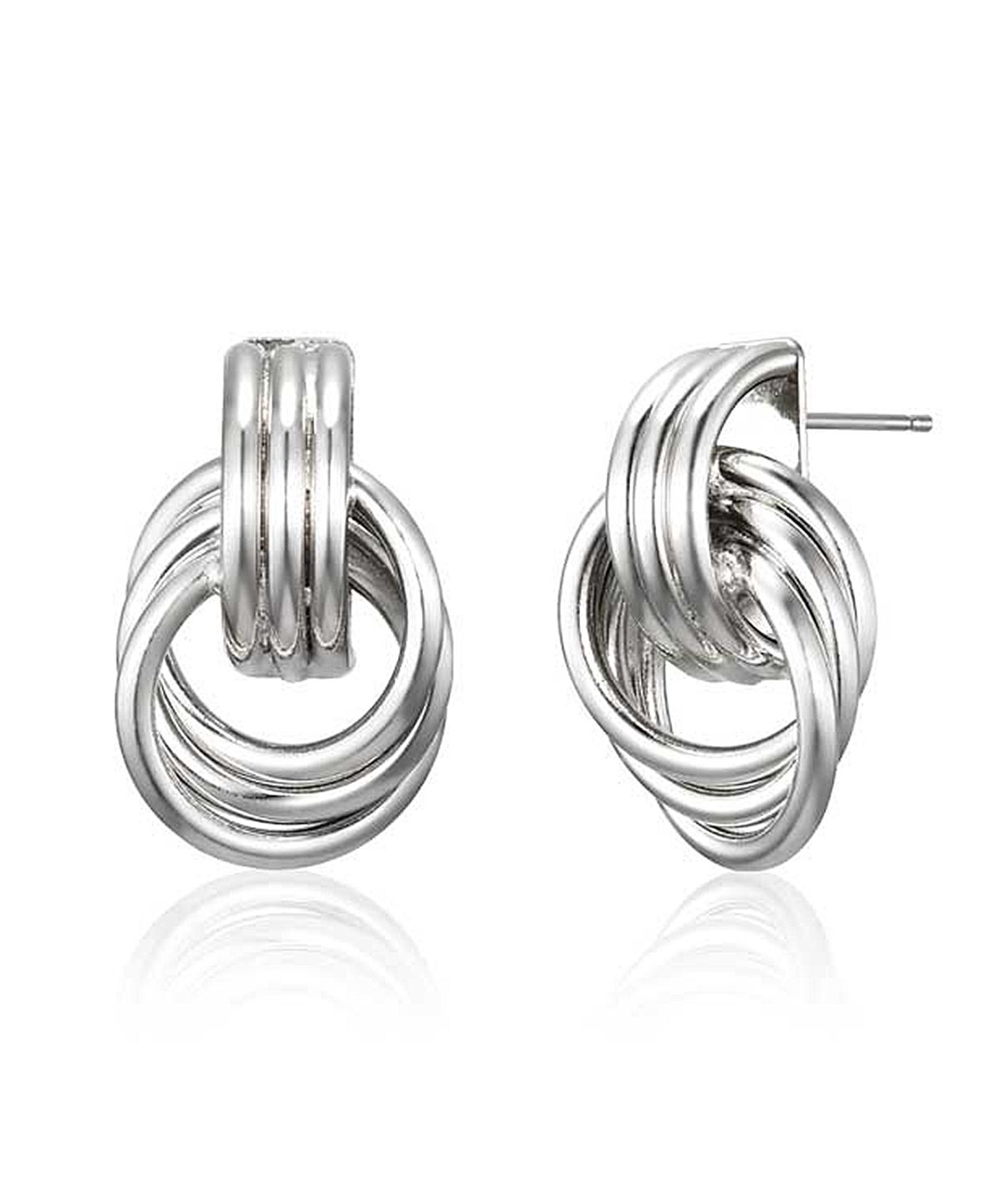 가이거주얼리(GEIGERJEWELRY) 투 라운드 볼드 귀걸이 GISVEE144 (실버925 PIN)