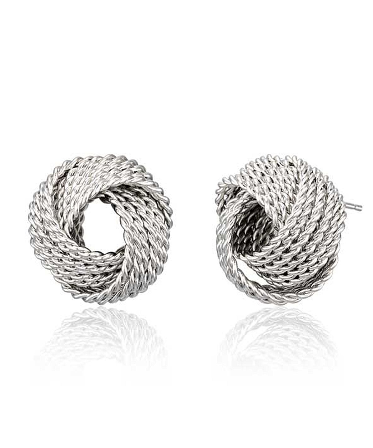가이거주얼리(GEIGERJEWELRY) 꼬임체인 볼드 귀걸이 GISVEE145 (실버925 PIN)