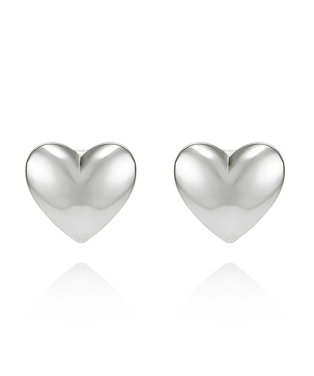가이거주얼리(GEIGERJEWELRY) 화이트 하트 귀걸이 GISVEE115 (실버925 PIN)